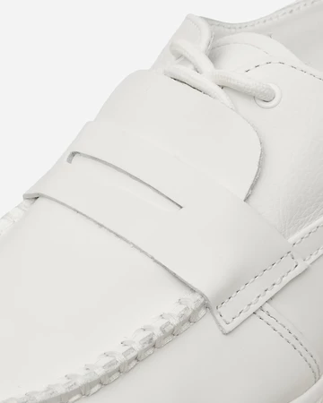 MM6 Maison Margiela x Dr. Martens All White Loafer Upper Details