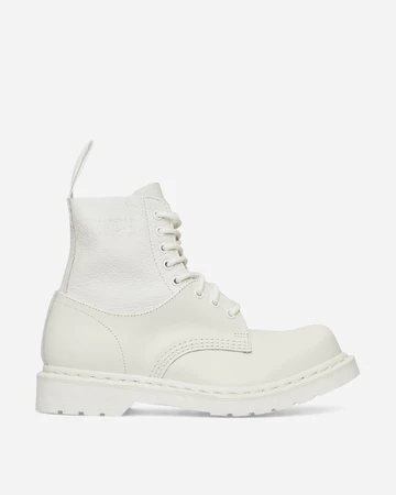 MM6 Maison Margiela x Dr. Martens All White Boot Außenseite