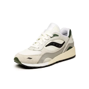 Asphaltgold Saucony Shadow 6000 Light Grey von Vorne