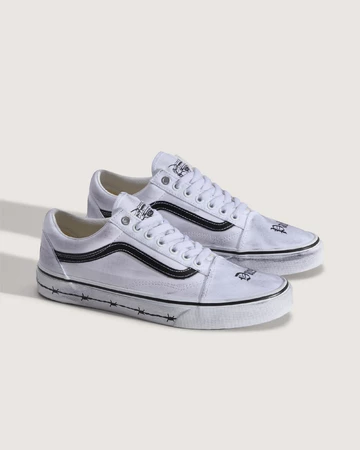 Travis Parker x Vans Old Skool White