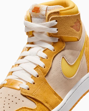 Jordan 1 Zoom CMFT 2 Sunshine Detail Mittelfußbereich