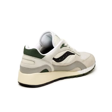 Asphaltgold Saucony Shadow 6000 Light Grey von Hinten