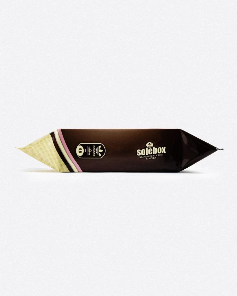 solebox adidas Rivalry Low Neapolitan Ice Cream Sandwich - Verpackung von der Seite