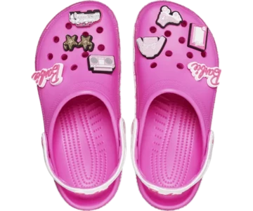 Barbie Crocs Classic Clogs von oben
