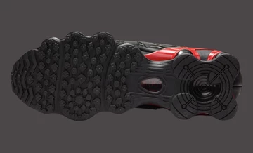 Nike Shox TL Black University Red mit Sohle