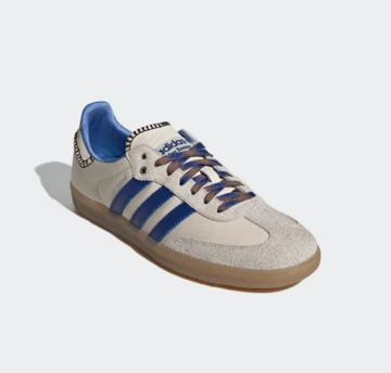 Wales Bonner adidas Samba Royal Blue schräg frontal