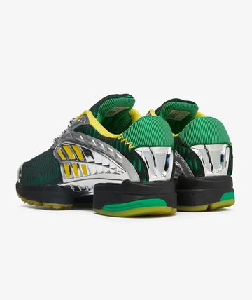 Brain Dead x adidas Climacool 2 Green schräg