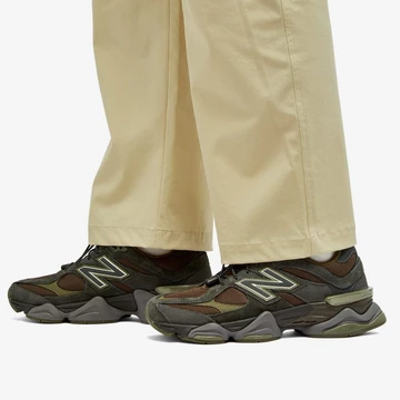New Balance 9060 Blacktop Dark Moss - on feet