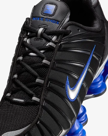 Nike Shox TL Black Racer Blue Upper Detail