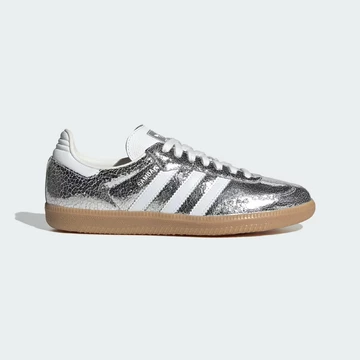 adidas Samba Cracked Silver Metallic Außenseite