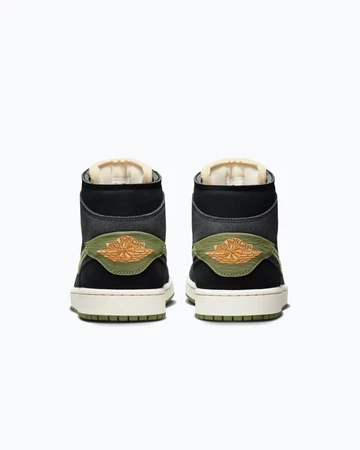 Jordan 1 Mid SE Craft Halloween von Hinten