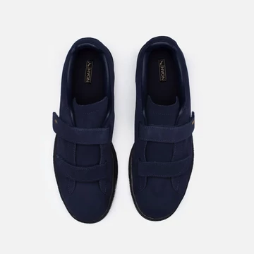 NOAH Puma Suede Classic Velcro Puma Navy von Oben