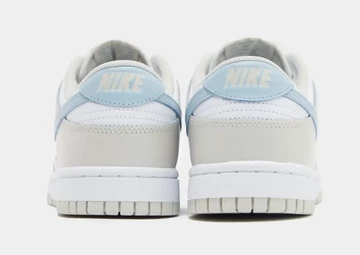 Dunk Low Grey Blue Mini Swoosh von Hinten