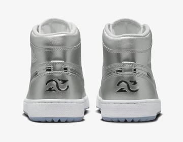 Jordan 1 High Golf Gift Giving von Hinten