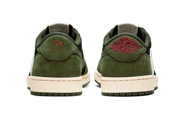 Travis Scott Jordan 1 Low Black Olive - Ferse