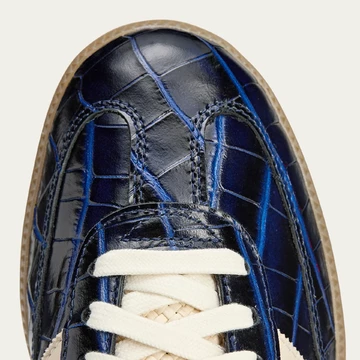 Wales Bonner x adidas Samba Navy Croc Paar Zehen