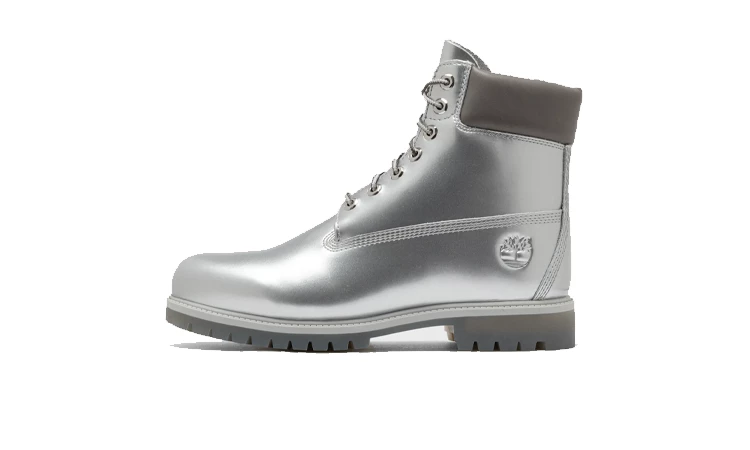 Veneda Carter x Timberland 6 Inch Boot Silver