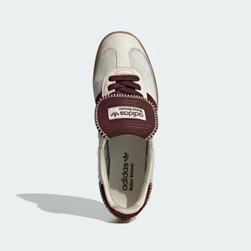 Wales Bonner adidas Samba White Tonal Pony von oben