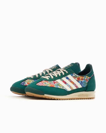 Liberty London x adidas SL 72 Collegiate Green Paar seitlich