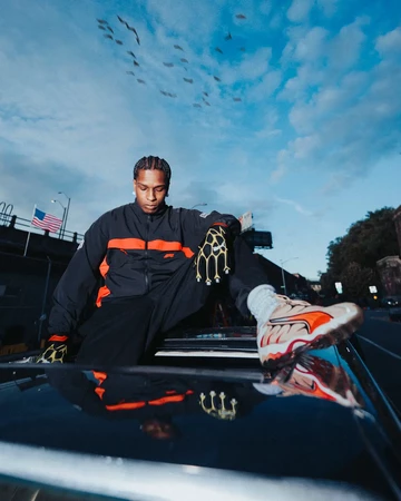 A$AP Rocky auf einem Bild mit Puma Apparel