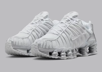 Nike Shox TL White Chrome Paar