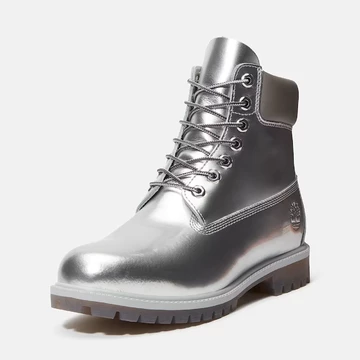 Veneda Carter x Timberland 6 Inch Boot Silver Frontal