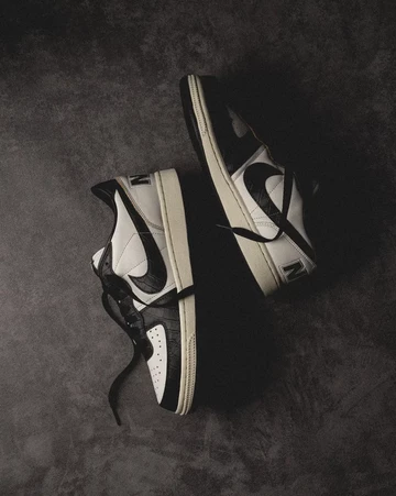 Nike Terminator Low Black Croc Lookbook von Oben