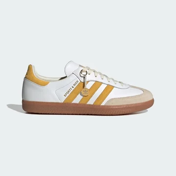 Sporty & Rich adidas Samba White Bold Gold Außenseite