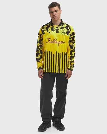 KidSuper x Puma BVB LS Retro Shirt