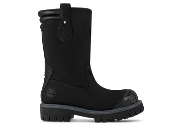 Louis Vuitton x Timberland Mid Boot Black Außenseite