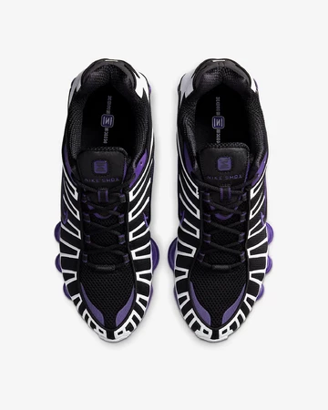 Nike Shox TL Oreo Purple Paar von oben