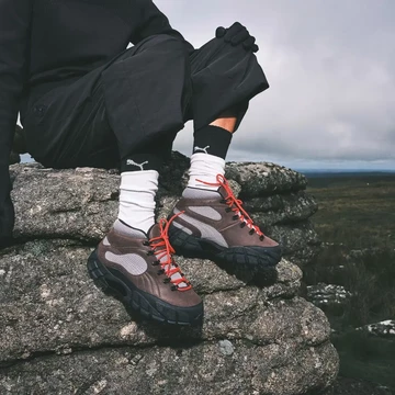 Skepta x Puma Skope Boot Brown Silver Mood