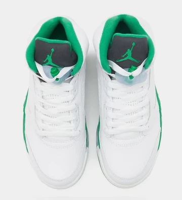 Jordan 5 Lucky Green von oben