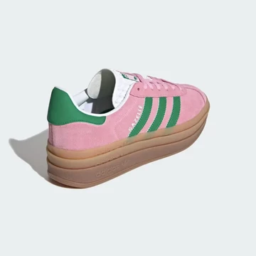 adidas Gazelle Bold True Pink seitlich von Hinten