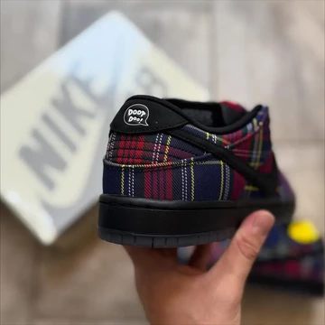 Nardwuar x Nike SB Dunk Low Red Blue