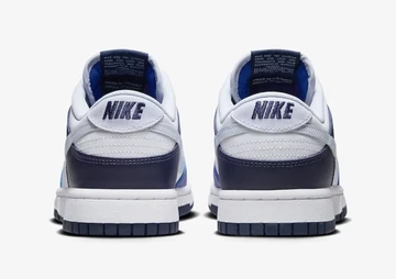 Dunk Low Game Royal White von hinten