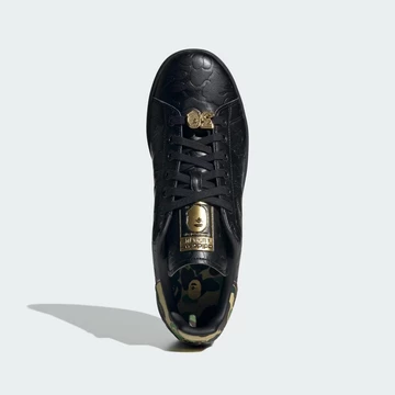 BAPE adidas Stan Smith 30th Anniversary Black von oben