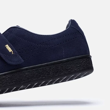 NOAH Puma Suede Classic Velcro Puma Navy Detail Hinten