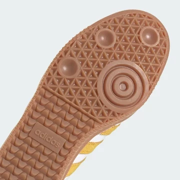 Sporty & Rich adidas Samba White Bold Gold Detail Sohle