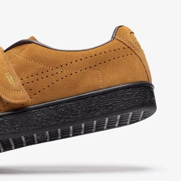 NOAH Puma Suede Classic Velcro Golden Brown Detail Hinten