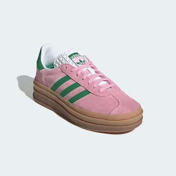 adidas Gazelle Bold True Pink seitlich von Vorne
