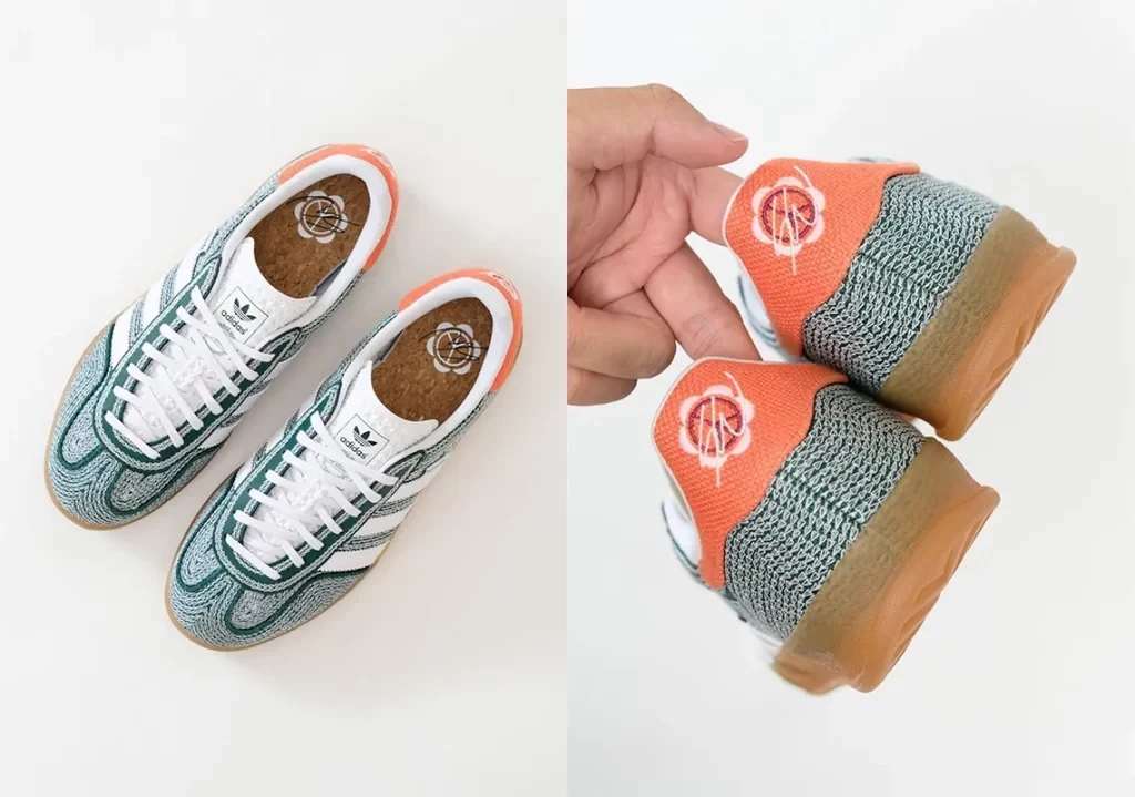 adidas gazelle silver green womens Adidas Gazelle Indoor 'Green Hemp' x Sean Wotherspoon