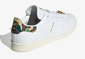 BAPE adidas Stan Smith 30th Anniversary seitlich von hinten