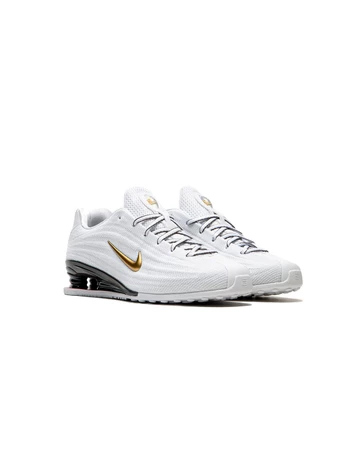 Nike Shox Z White Metallic Gold schräg