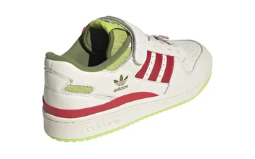 The Grinch adidas Forum Low Green seitlich von Hinten