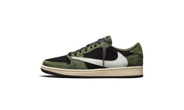 Travis Scott Jordan 1 Low Black Olive