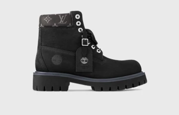 Louis Vuitton x Timberland 6 Premium Waterproof Boot Black - außen
