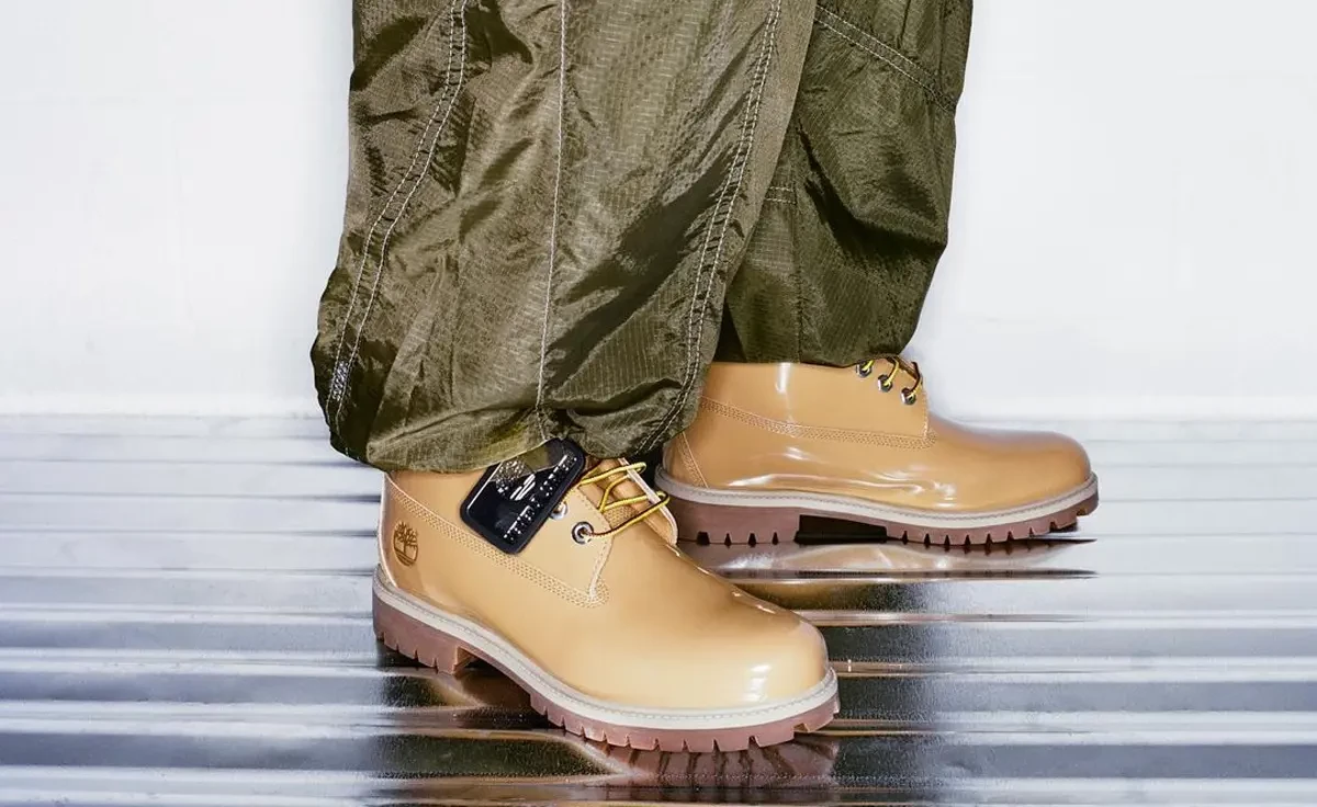 靴 Timberland Veneda Carter Veneda Carter Timberland Heritage Boot Wheat Patent