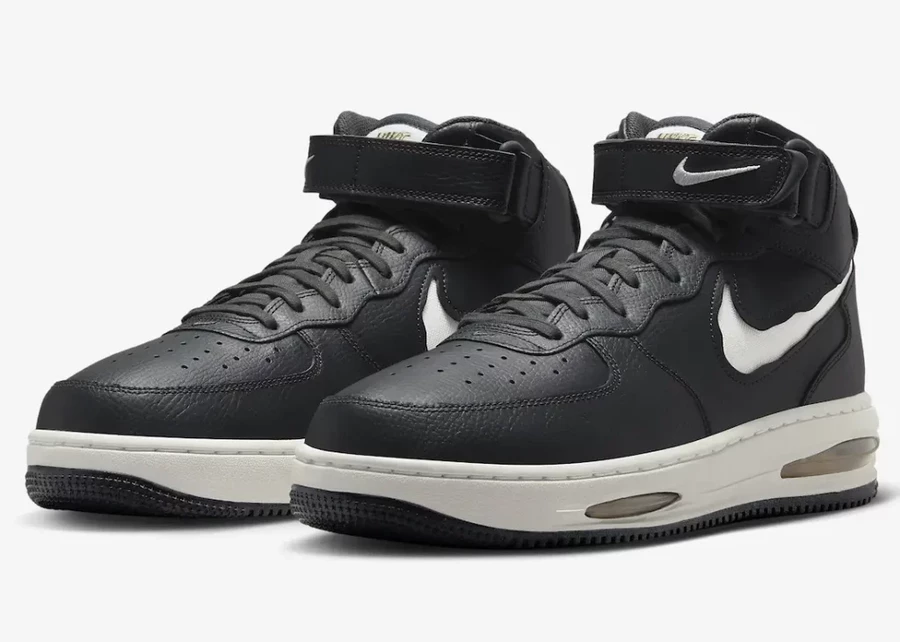 Air Force Mid Evo Remastered Black White Dead Stock