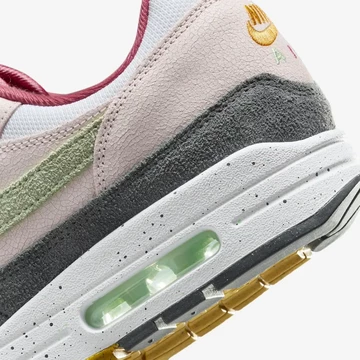 Air Max 1 Multicolor Pastel Ferse